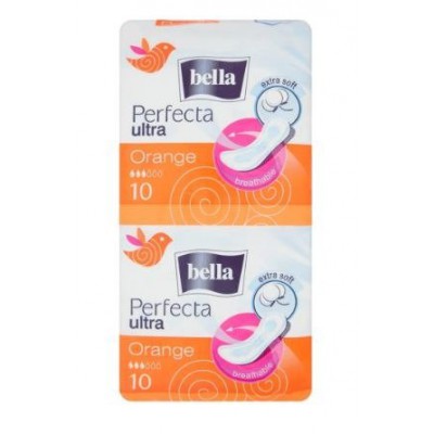 Miniaturka artykułu - BELLA PERFECTA Ultra Orange Podpaski higieniczne, 20 sztuk