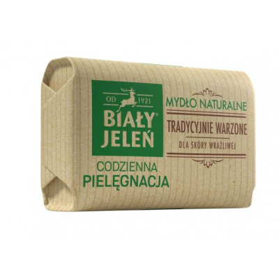 Miniaturka artykułu - BIAŁY JELEŃ Mydło naturalne, tardycyjne warzone, 100g