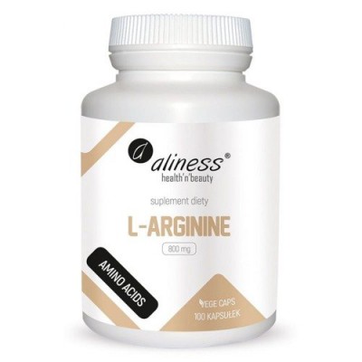 Miniaturka artykułu - ALINESS L-Arginine 800mg, 100 kapsułek