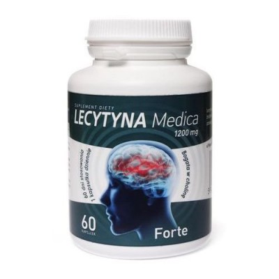 Miniaturka artykułu - Medica Lecytyna Forte 1200 mg, 60 kapsułka