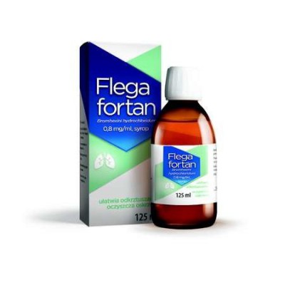 Miniaturka artykułu - Flegafortan syrop 0,8mg/ml, 125ml