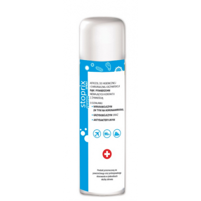 Miniaturka artykułu - STOPRIX Aerozol do dezynfekcji rąk i powierzchni, 150ml