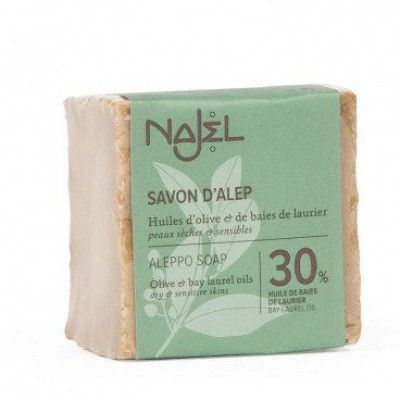 Miniaturka artykułu - NAJEL Mydło z Aleppo 30% Olejek laurowy, 185g