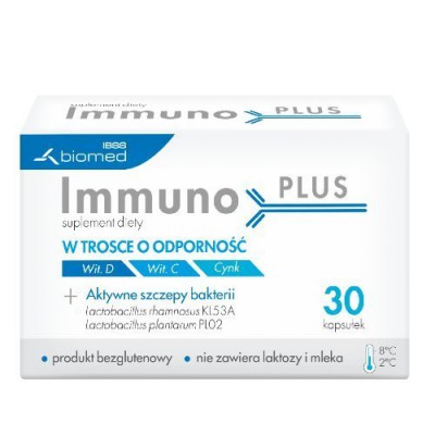 Miniaturka artykułu - Immuno PLUS 0,306 g, 30 kaps.
