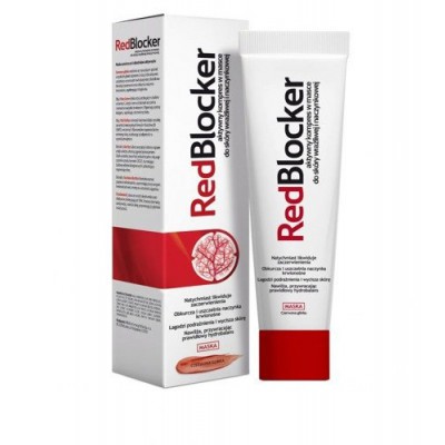 Miniaturka artykułu - REDBLOCKER Aktywny Kompres w masce do skóry naczynkowej, 50ml