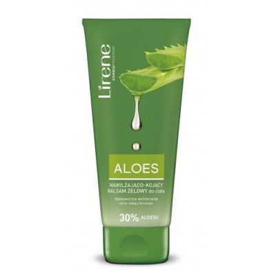 Miniaturka artykułu - LIRENE ALOES Balsam do ciała nawilżająco-kojący, żelowy, do ciała, 200ml