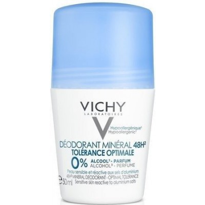 Vichy Antyperspirant mineralny w kulce 48h Optimal Tolerance, 50ml