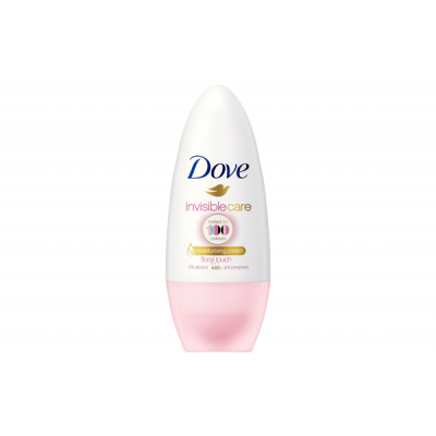 Miniaturka artykułu - DOVE Invisible Care Floral Touch Antyperspirant w kulce, 50ml 