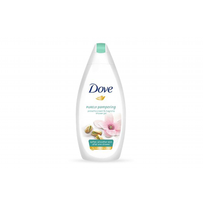 Miniaturka artykułu - DOVE Pistachio cream & magnolia żel pod prysznic, Krem Pistacjowy i Magnolia, 250ml
