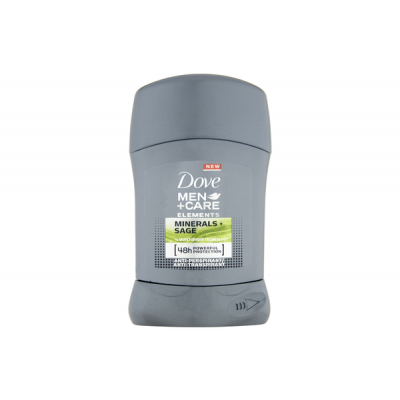 Miniaturka artykułu - DOVE MEN+CARE Elements Minerały i Drzewo Sandałowe Antyperspirant w sztyfcie, 50 ml 