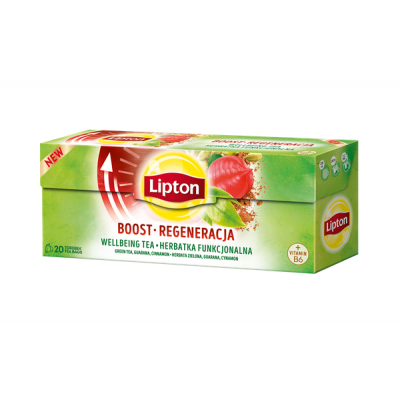 Miniaturka artykułu - LIPTON Regeneracja, Herbatka funkcjonalna 32 g (20 torebek) 