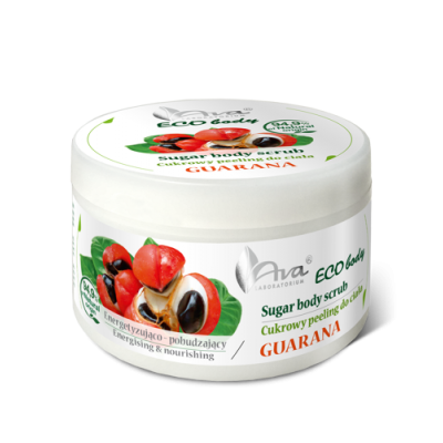 Miniaturka artykułu - AVA ECO Body peeling do ciała guarana, 250g