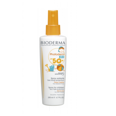 Miniaturka artykułu - BIODERMA PHOTODERM KID Spray SPF 50+,  200ml