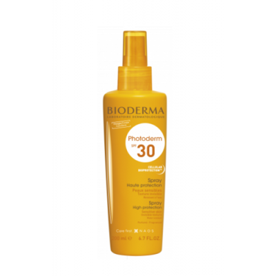 Miniaturka artykułu - BIODERMA PHOTODERM Spray SPF 30, 200 ml
