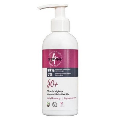 Miniaturka artykułu - 4Organic Płyn do higieny intymnej 50+, 200ml
