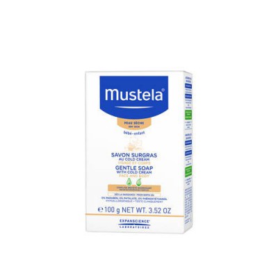 Miniaturka artykułu - MUSTELA BEBE ENFANT Mydło z Cold cream, 100g