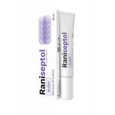 Raniseptol Silikonowy żel na blizny, 20 ml