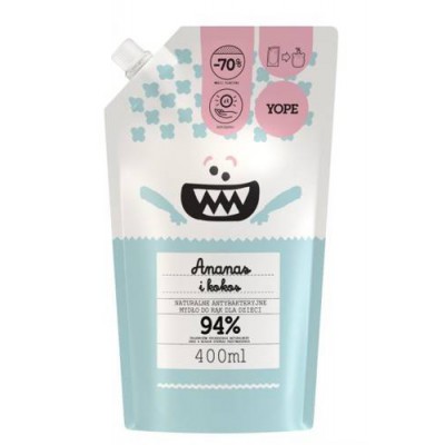 YOPE Mydło ananas i kokos (zapas), 400ml