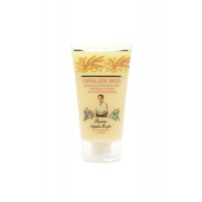 Miniaturka artykułu - BABUSZKA AGAFIA peeling do twarzy wygładzający otręby owsiane i kiełki pszenicy, 150ml