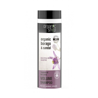 Miniaturka artykułu - ORGANIC SHOP Naturalny szampon zwiększający objętość, 280ml