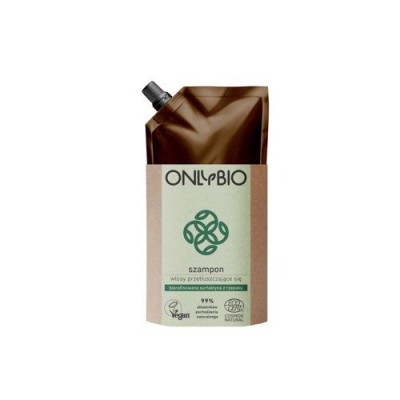 Miniaturka artykułu - OnlyBio Szampon włosy przetłuszczające się zapas, 500ml