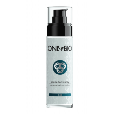 OnlyBio Krem do twarzy na noc cera sucha i normalna, 50ml