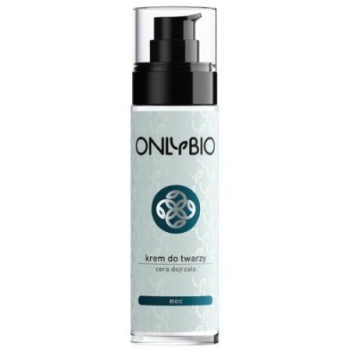 Miniaturka artykułu - OnlyBio Krem do twarzy na noc cera dojrzała, 50 ml