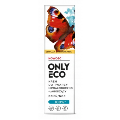 Miniaturka artykułu - OnlyEco Krem hipoalergiczno-łagodzący dzień/noc, 50ml