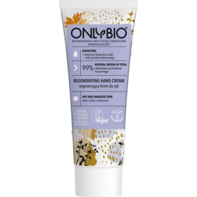 Miniaturka artykułu - OnlyBio Regenerujący krem do rąk, Bakuchiol, 75ml