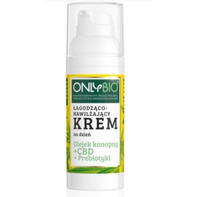 Miniaturka artykułu - OnlyBio Łagodząco-nawilżający krem na dzień, 50ml