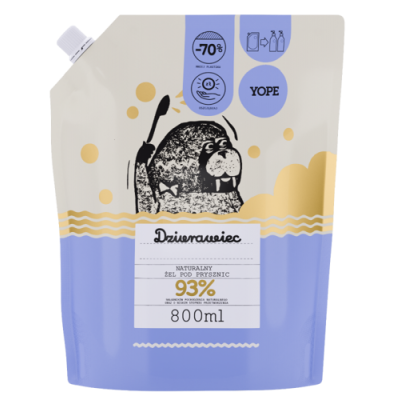 YOPE Dziurawiec Żel pod prysznic Dziurawiec (zapas) 800ml