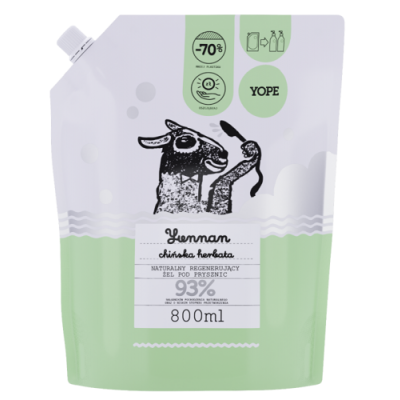 YOPE Yunnan - chińska herbata Żel pod prysznic, (zapas) 800ml