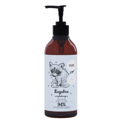 Miniaturka artykułu - YOPE Łagodne mydło antybakteryjne o zapachu herbaty, 400ml