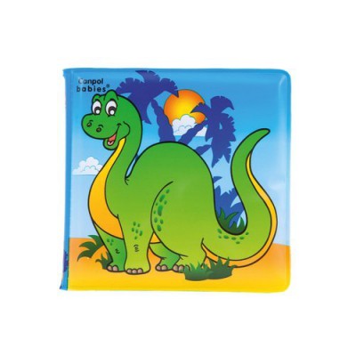 Miniaturka artykułu - CANPOL Miękka książeczka edukacyjna z piszczkiem Dinozaur 2/083