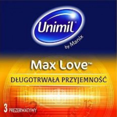 Prezerwatywy UNIMIL MAX LOVE, 3 szt.