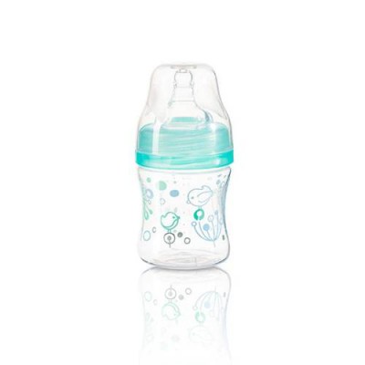 Miniaturka artykułu - BABYONO 402/01 Butelka antykolkowa, szerookotworowa - 120ml