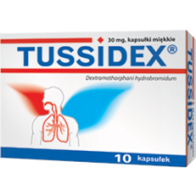 Tussidex na kaszel, 10 kaps.