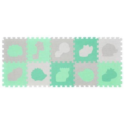 Miniaturka artykułu - Puzzle piankowe zwierzęta 10szt. 396/01, 1opak.