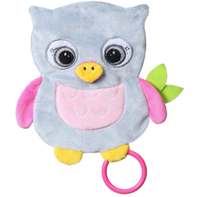 Miniaturka artykułu - BABYONO 446 Przytulanka OWL CELESTE, 1szt.