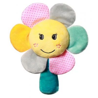 Miniaturka artykułu - BABYONO 609 Grzechotka RAINBOW FLOWER, 1szt.