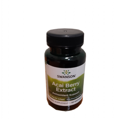 SWANSON Acai Berry Extract 75mg, 60kaps.