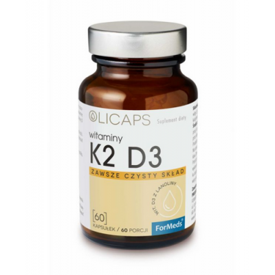 Miniaturka artykułu - FORMEDS Olicaps K2 D3, 60kaps.