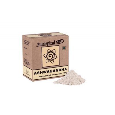 Miniaturka artykułu - AUROSPIRUL Ashwagandha proszek, 100g
