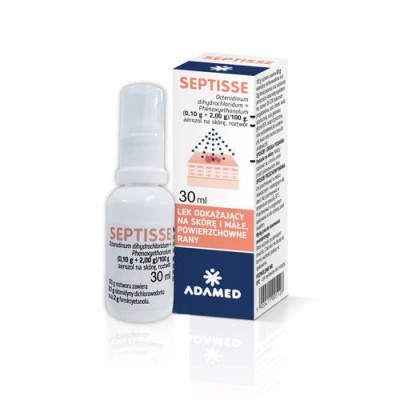 Miniaturka artykułu - Septisse aerozol na sk&oacute;rę, roztw&oacute;r, 30ml