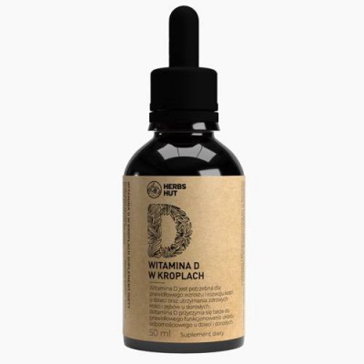 Miniaturka artykułu - NOBLE HEALTH Witamina D w kroplach, 50ml