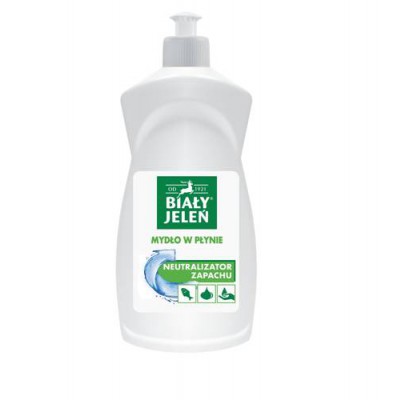 Miniaturka artykułu - BIAŁY JELEŃ Mydło w płynie, 500ml