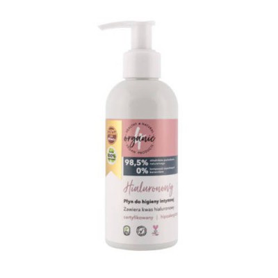 Miniaturka artykułu - 4ORGANIC Płyn do higieny intymnej Hialuronowy, 200ml