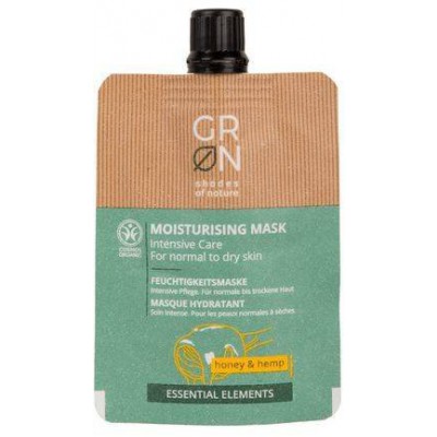 Miniaturka artykułu - GRN Essential Elements Mi&oacute;d  & Olej konopny Maska nawilżająca, 40ml
