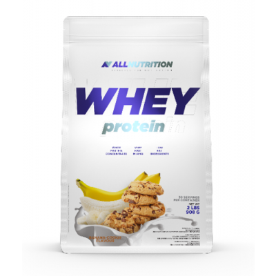 Allnutrition Whey Protein Ciastko bananowe, 908g