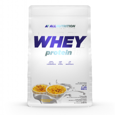 Miniaturka artykułu - Allnutrition Whey Protein Creme Brulee, 908g